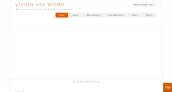Desktop Screenshot of livinghisword.org