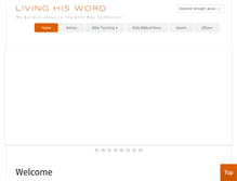 Tablet Screenshot of livinghisword.org